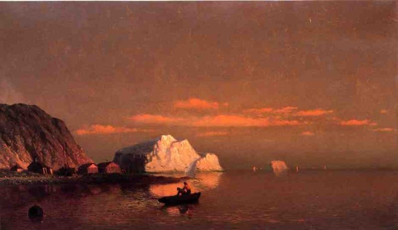 William Bradford Fishermen off the Coast of Labrador sunset